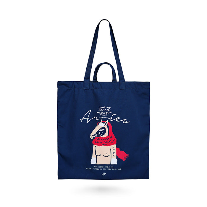 Aries zodiac tote