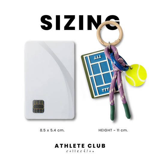 Tennis Keychain Charm