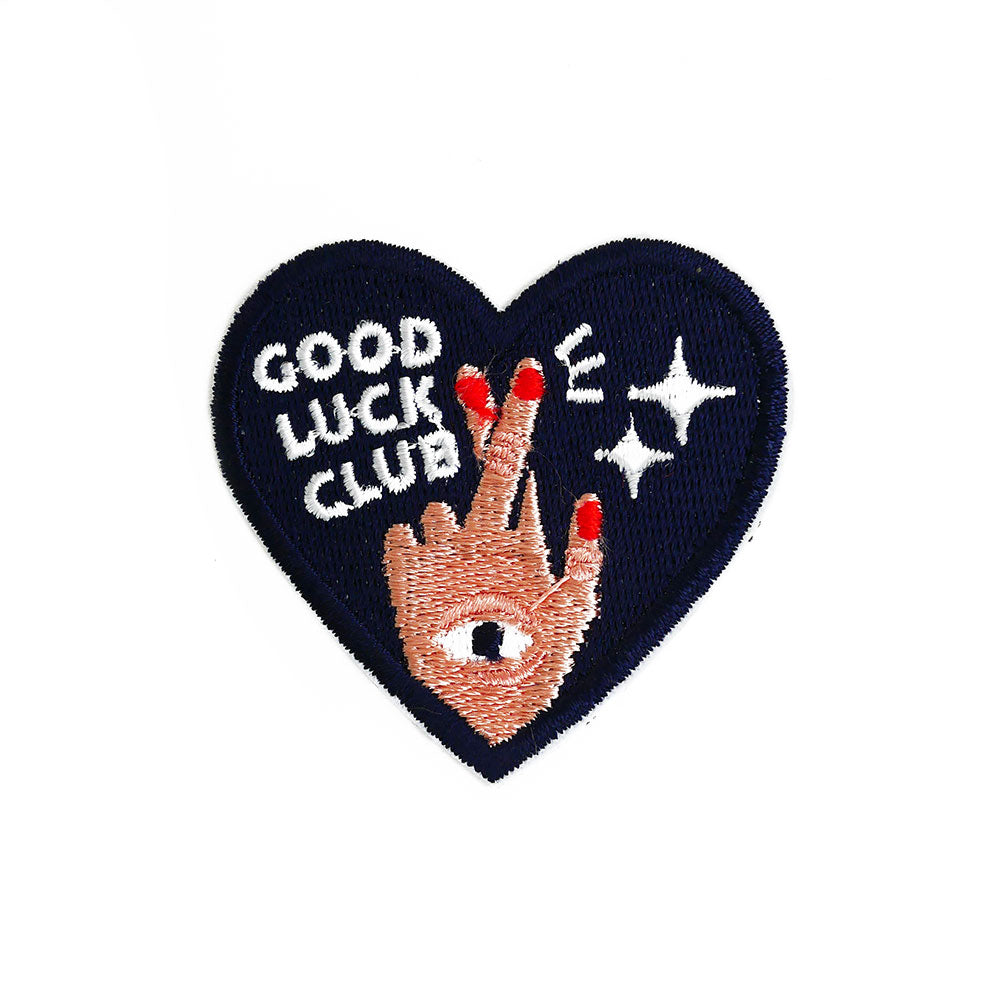 Good luck club navy patch