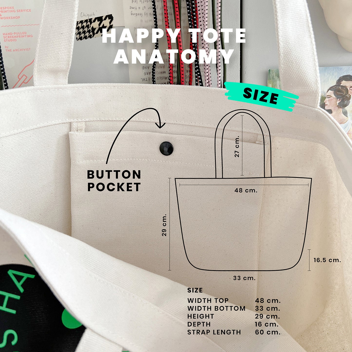 Happy tote