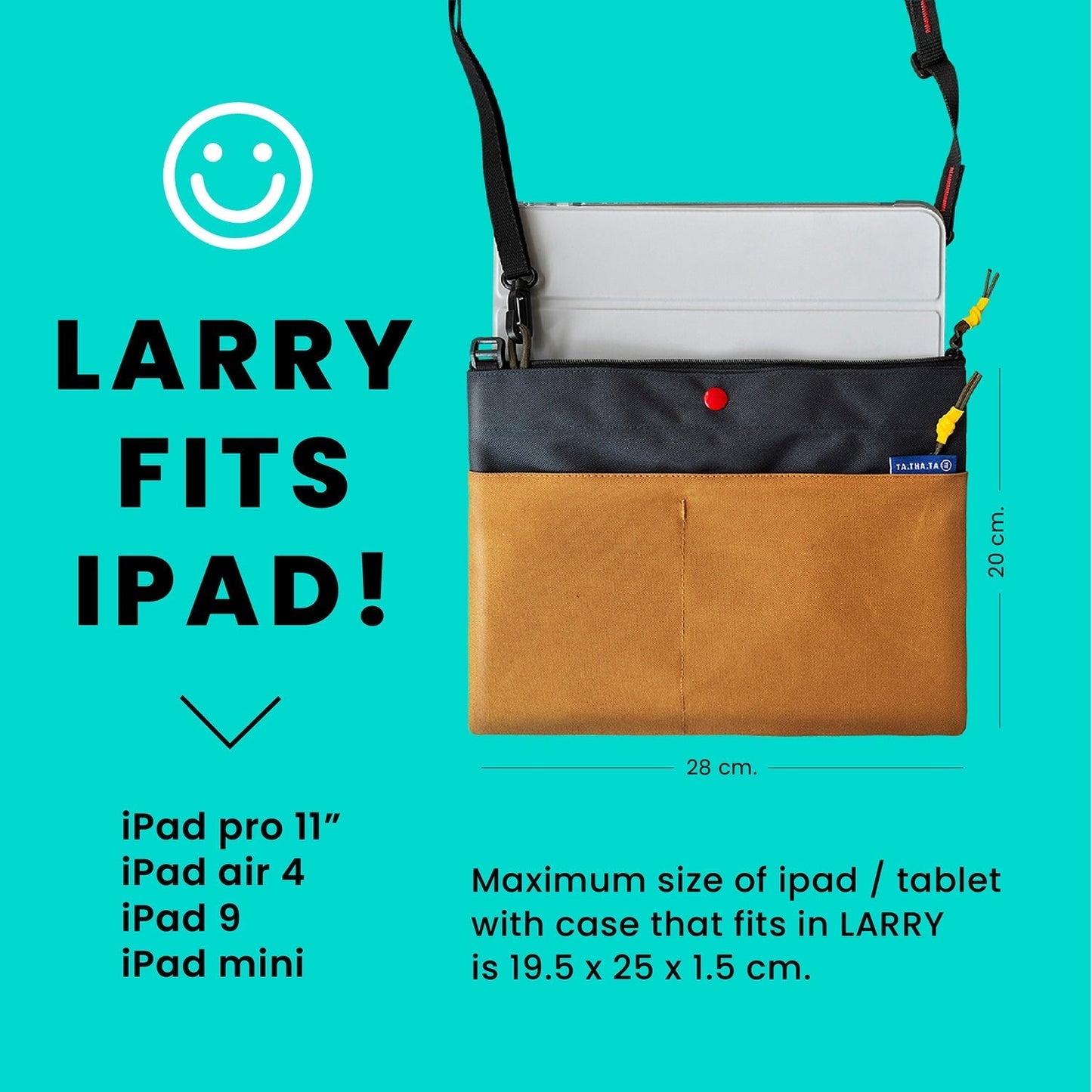 Larry sky orange bag