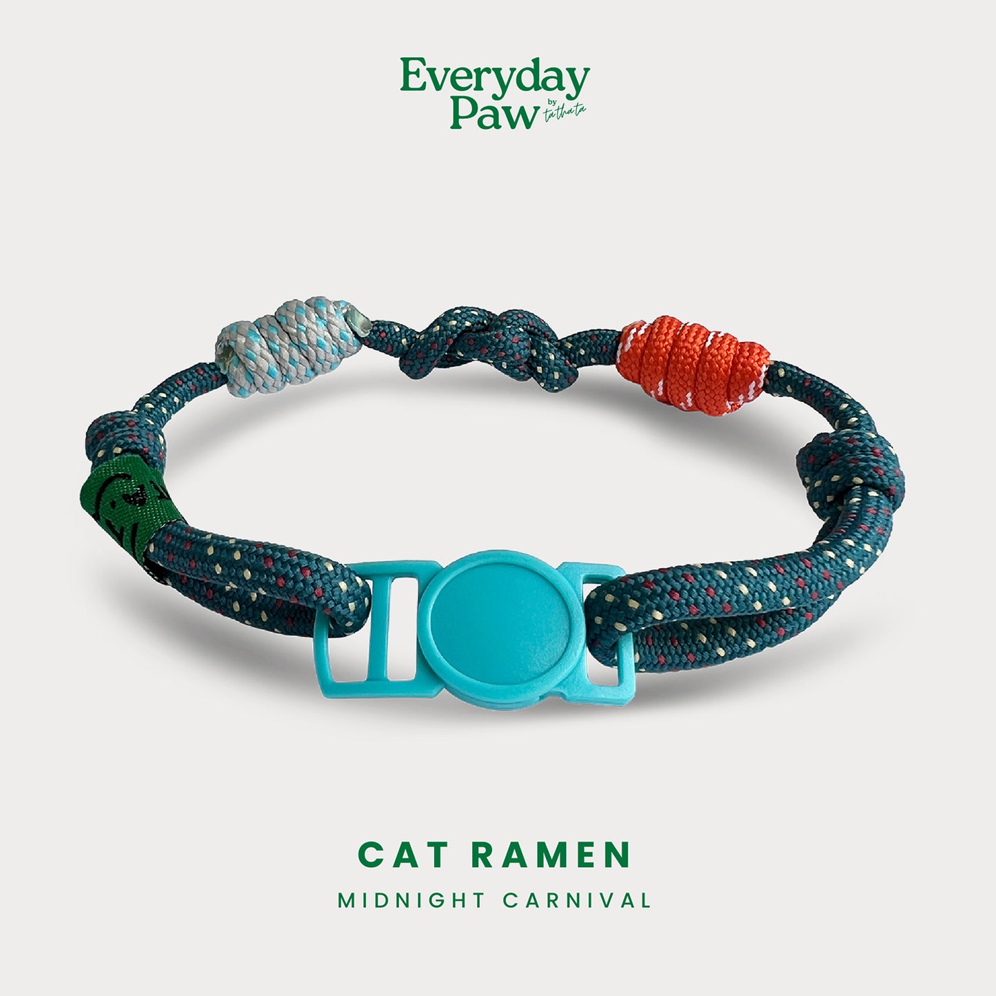 Ramen Breakaway Braided Nylon Cat Collar