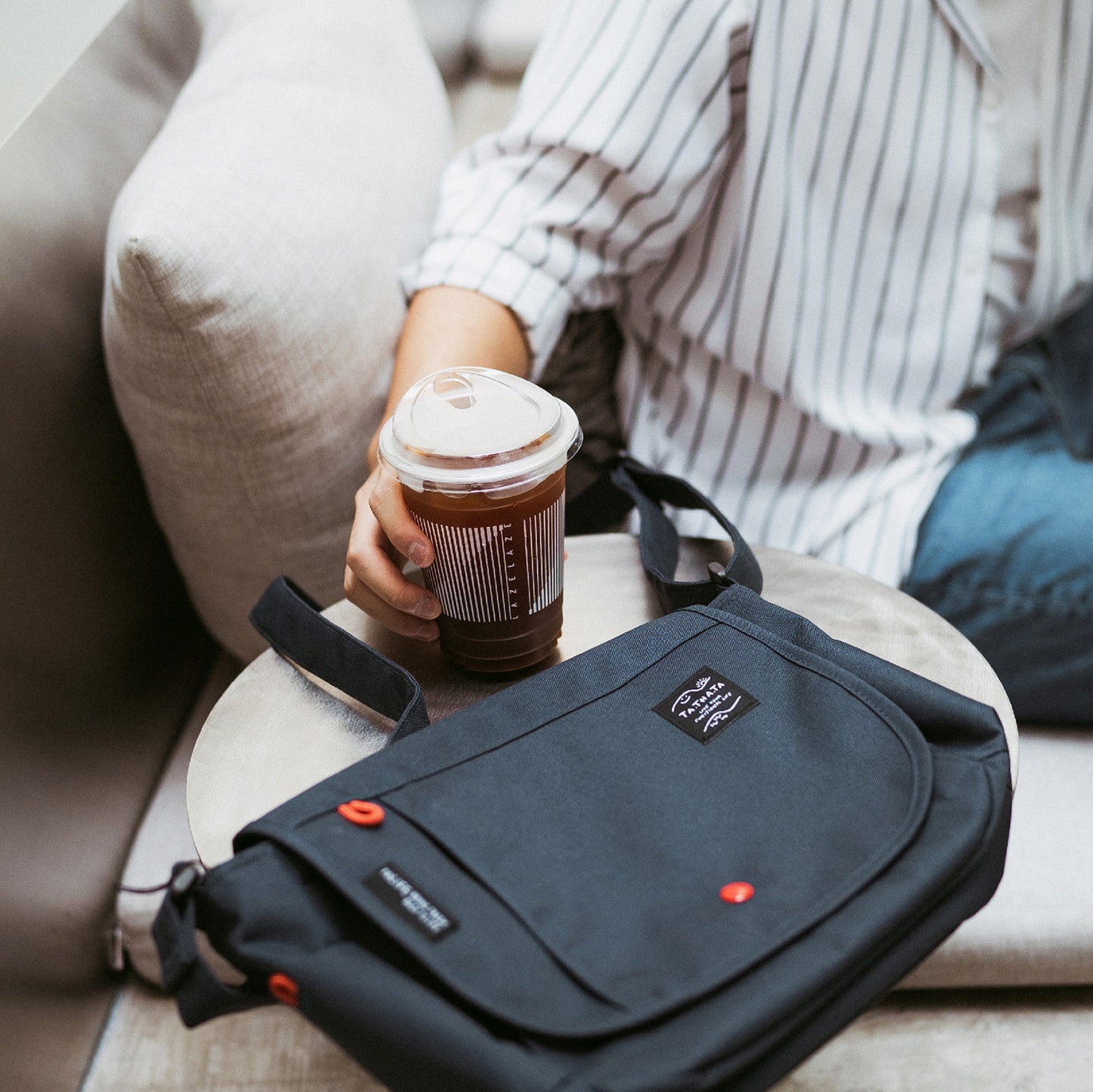 Boy relife charcoal navy bag