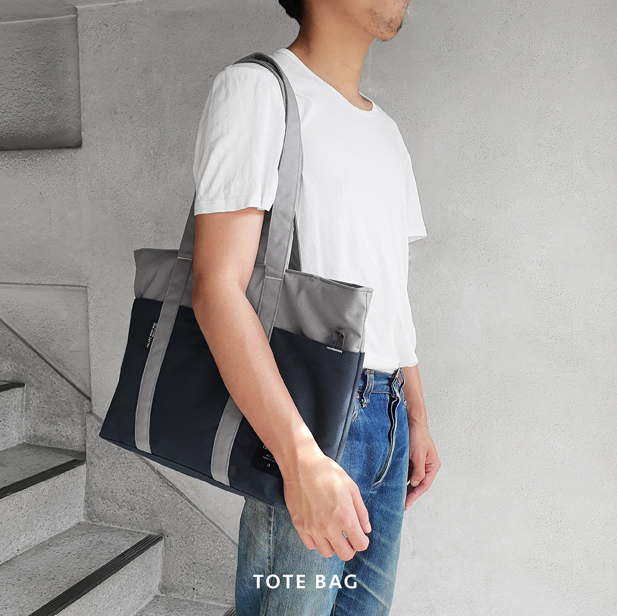 Bob relife charcoal navy bag