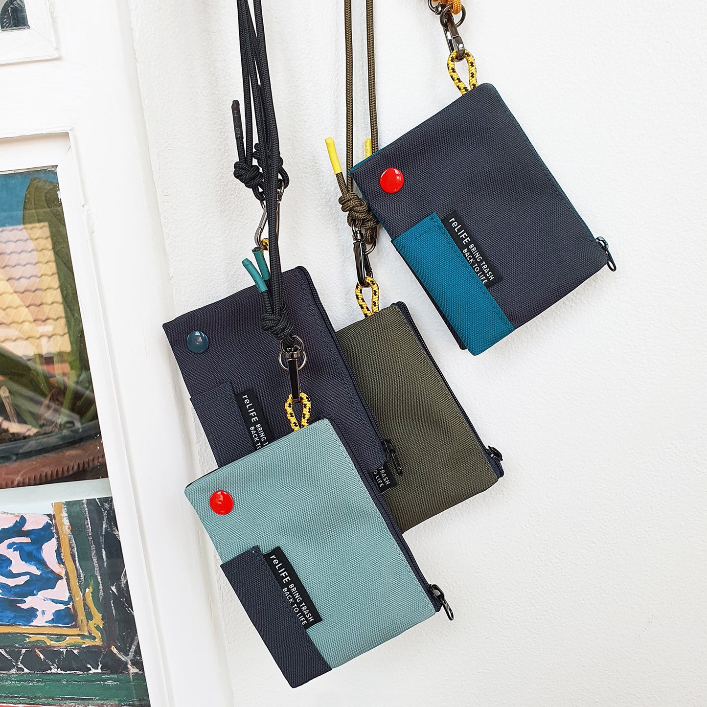 Hop relife ocean wallet lanyard