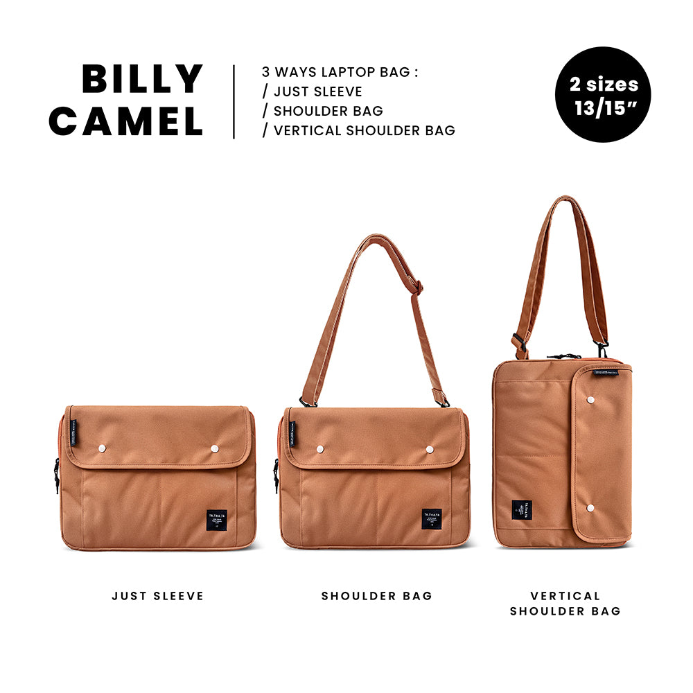 Billy relife camel laptop bag