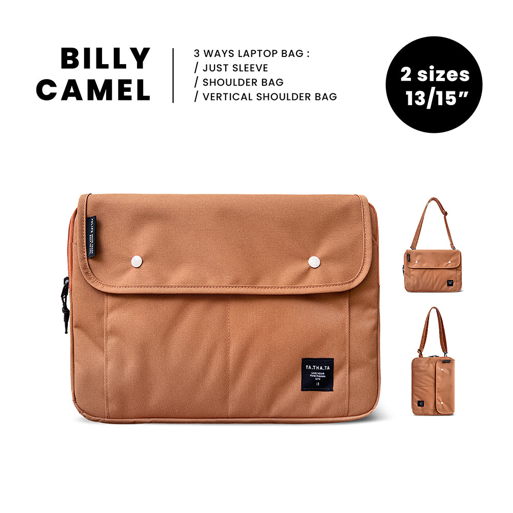 Billy relife camel laptop bag