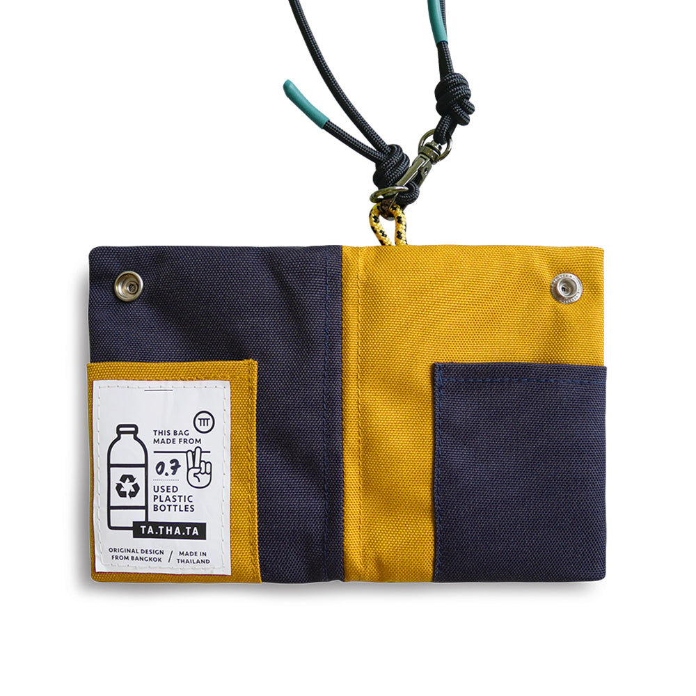 Hop relife mustard wallet lanyard