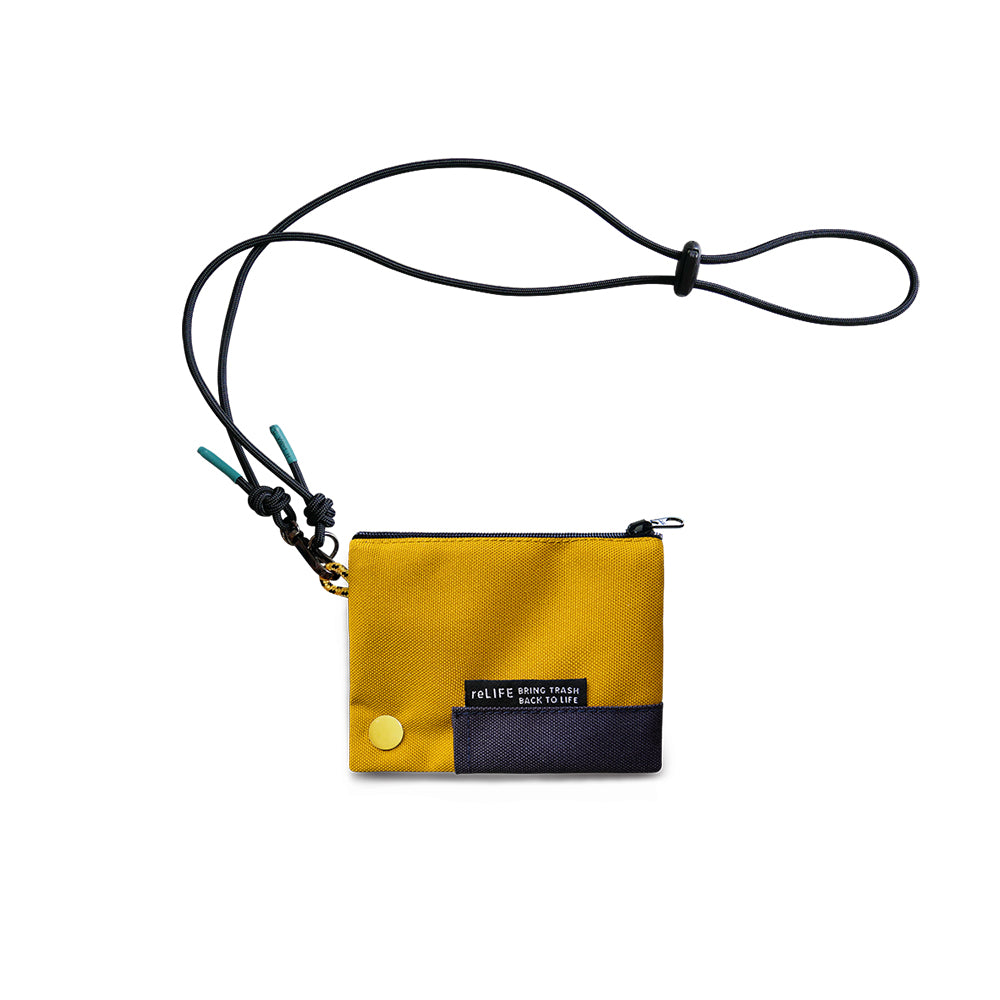 Hop relife mustard wallet lanyard