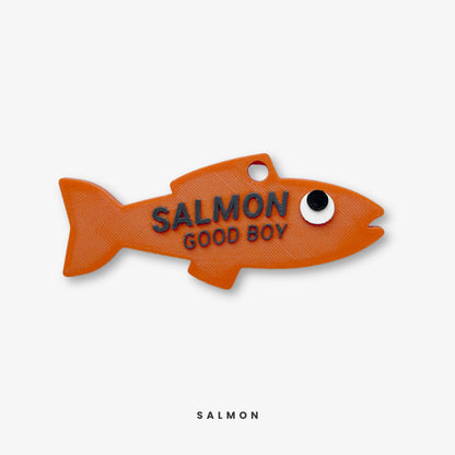 Custom Fish Pet Name Tag