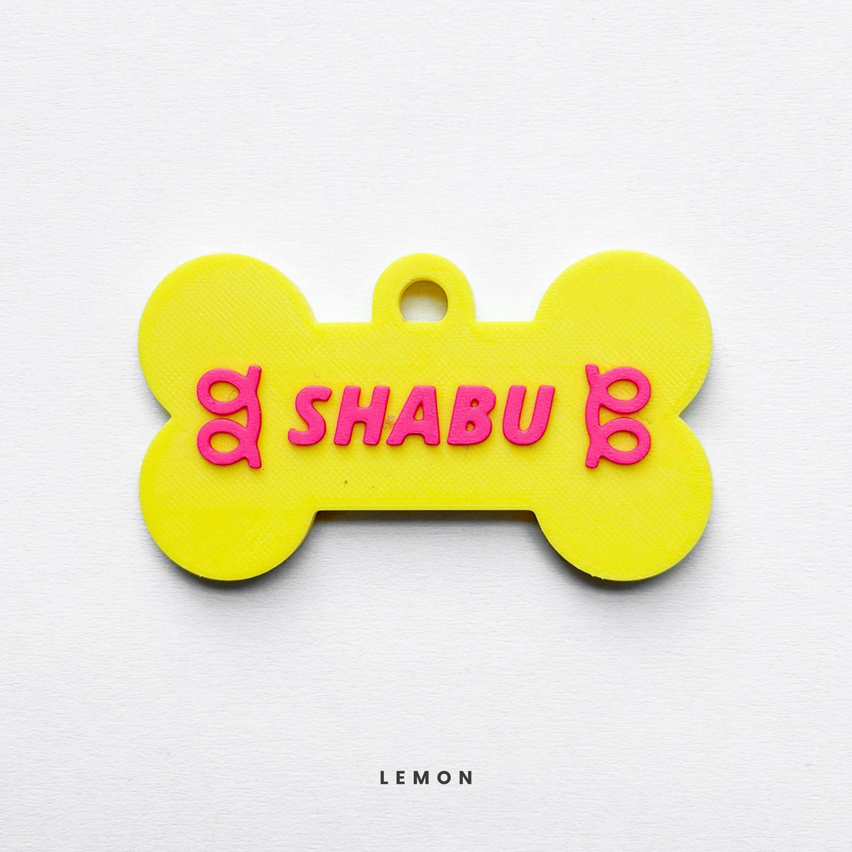 Custom Bone Pet Name Tag