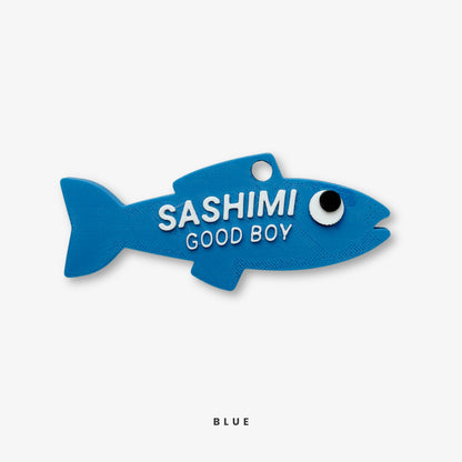 Custom Fish Pet Name Tag