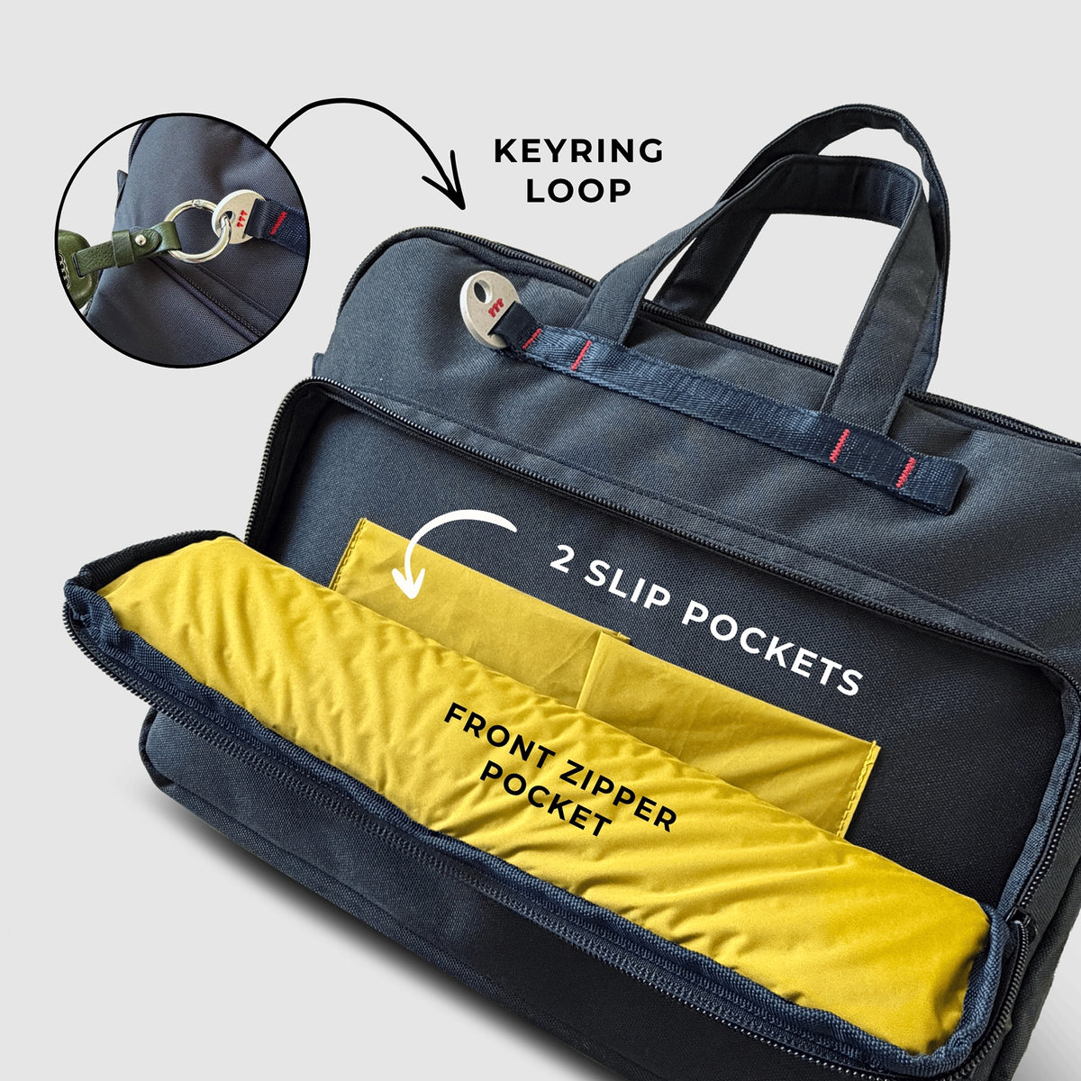 The Monday laptop bag - Camel