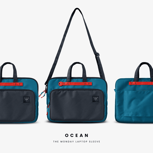 The Monday laptop bag - Ocean