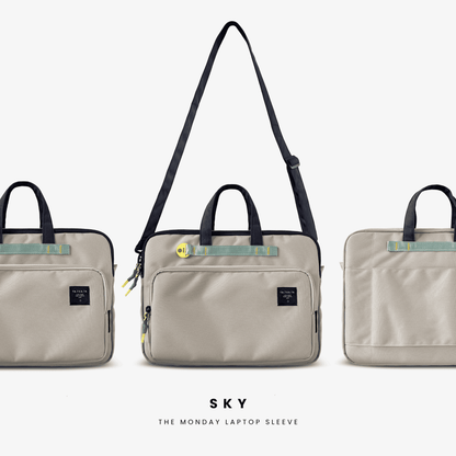 The Monday laptop bag - Sky
