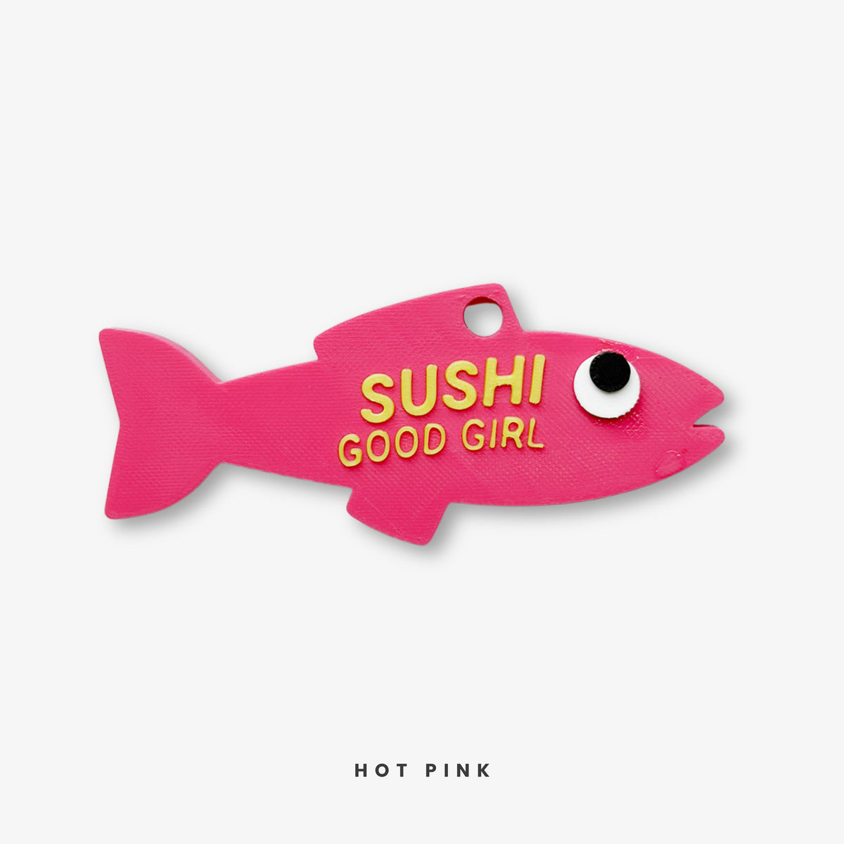Custom Fish Pet Name Tag