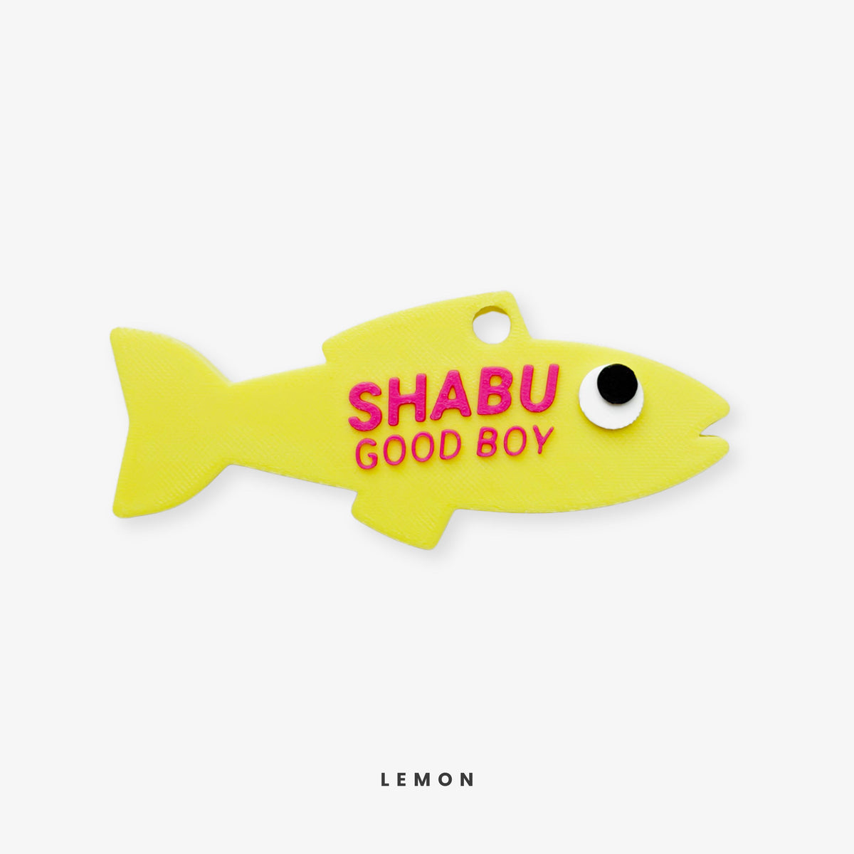 Custom Fish Pet Name Tag