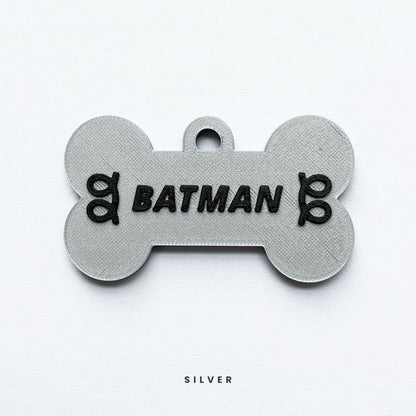 Custom Bone Pet Name Tag