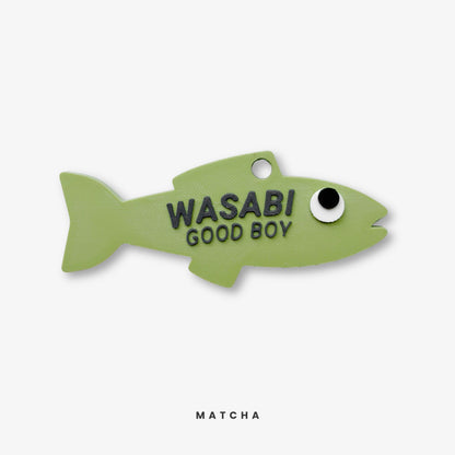 Custom Fish Pet Name Tag