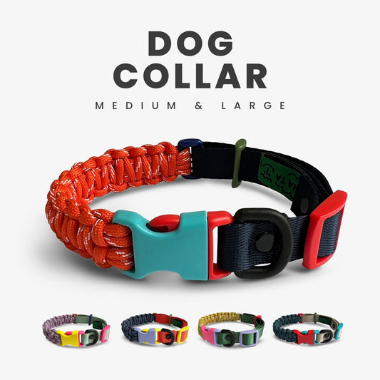 Paracord Dog Collar | Medium & Large