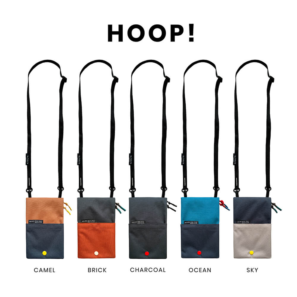 Hoop relife charcoal navy sling bag