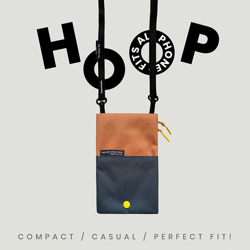 Hoop relife camel sling bag