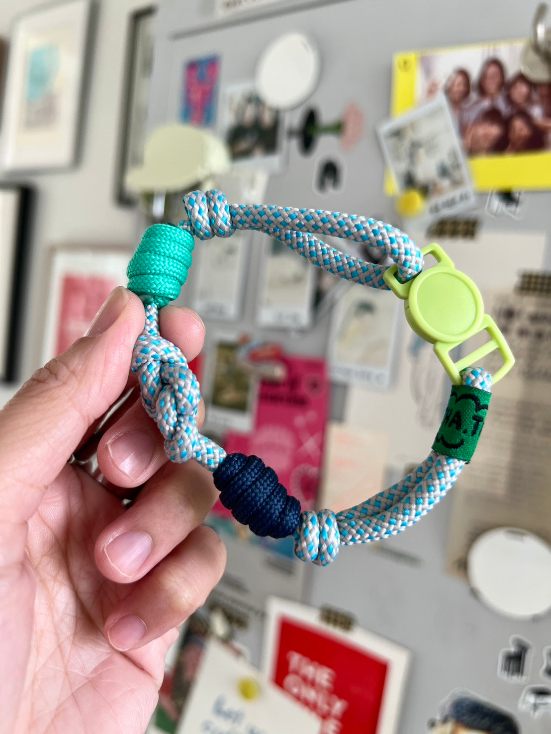 Breakaway Braided Nylon Cat Collar : Cool Surf Cat Ramen Collar