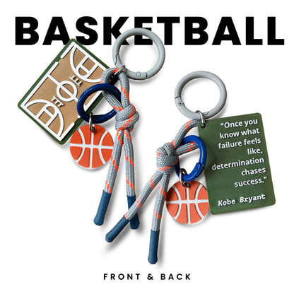 Basketball Keychain Charm