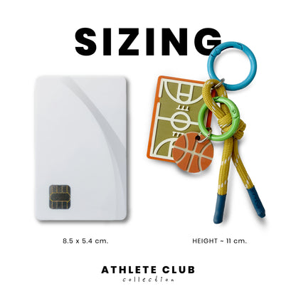 Basketball Keychain Charm