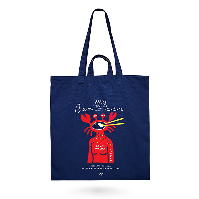 Cancer zodiac tote