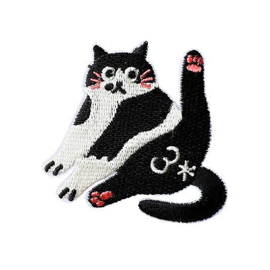 Cat Ball - Embroidered Iron On Patch