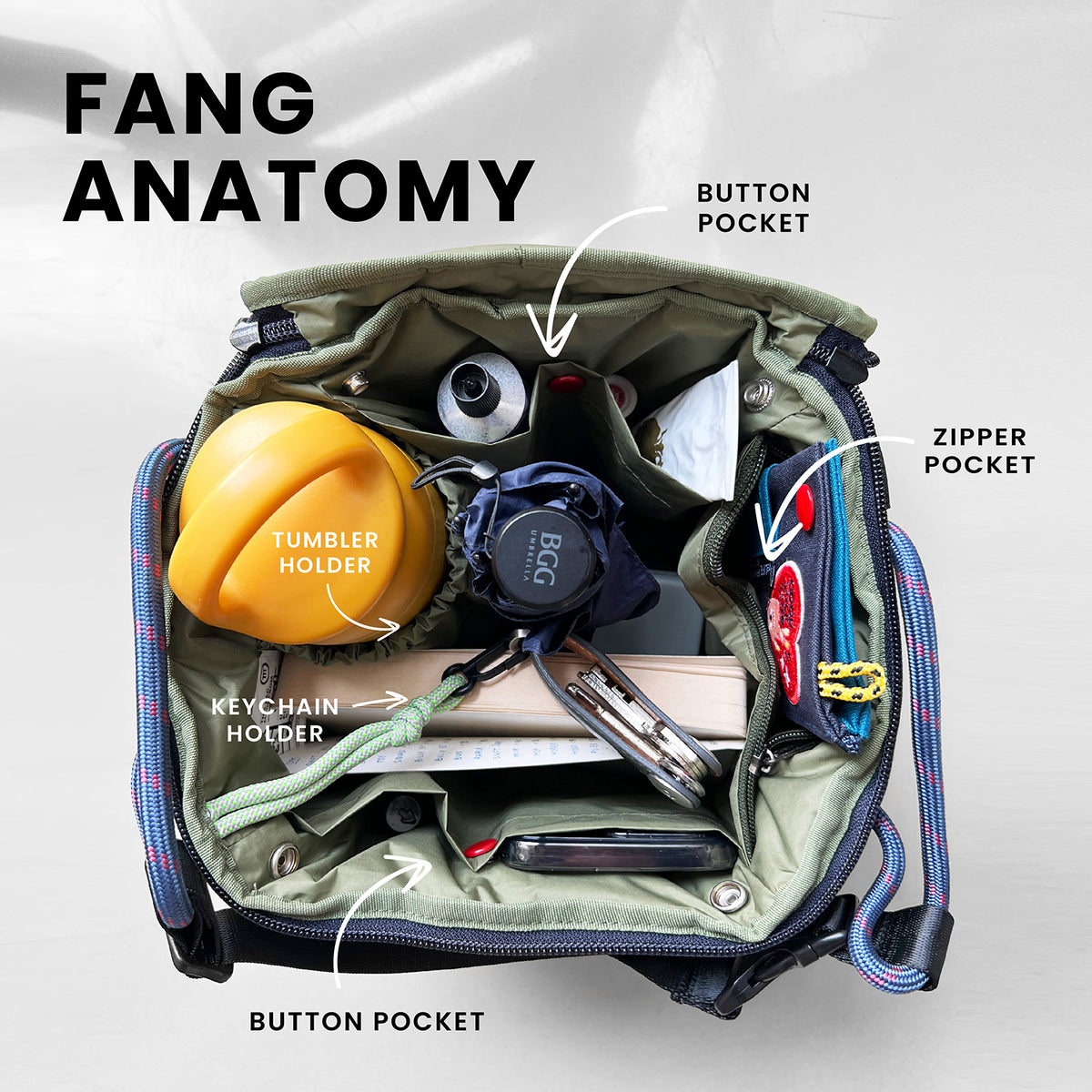 Fang Relife Bag - Mustard