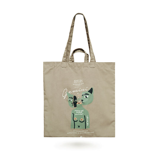 Gemini zodiac tote