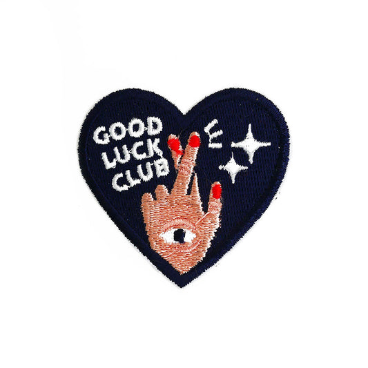 Good luck club navy patch