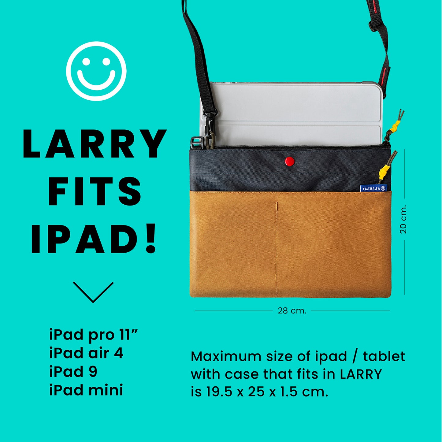 Larry camel bag