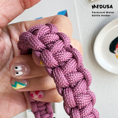 Medusa Paracord Shoulder Bottle Holder - Midnight Ember