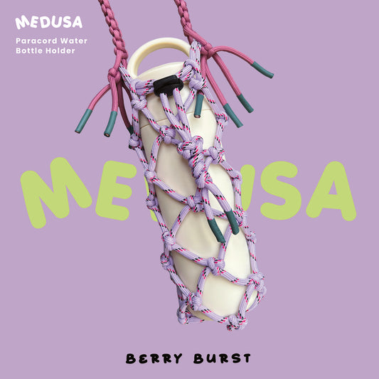 Medusa Paracord Shoulder Bottle Holder - Burry Burst