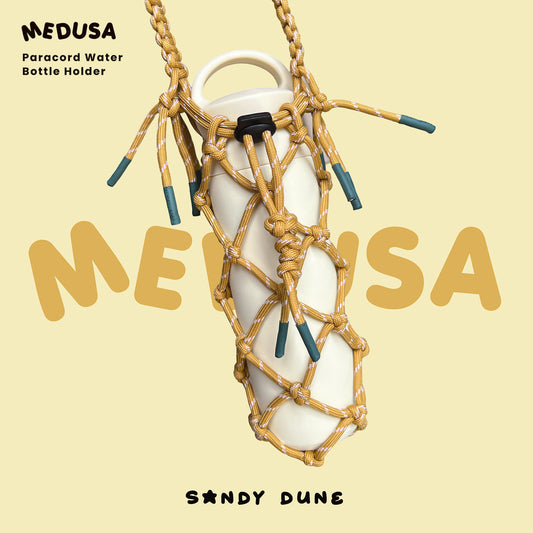 Medusa Paracord Shoulder Bottle Holder - Sandy Dune