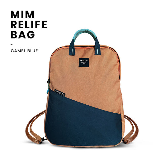 Mim relife camel blue bag
