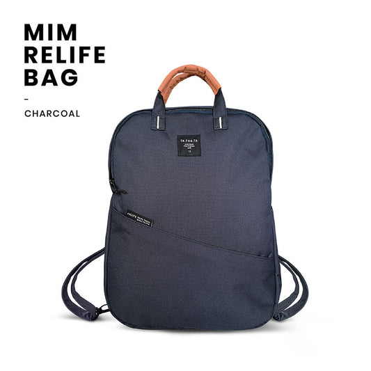 Mim relife charcoal navy bag