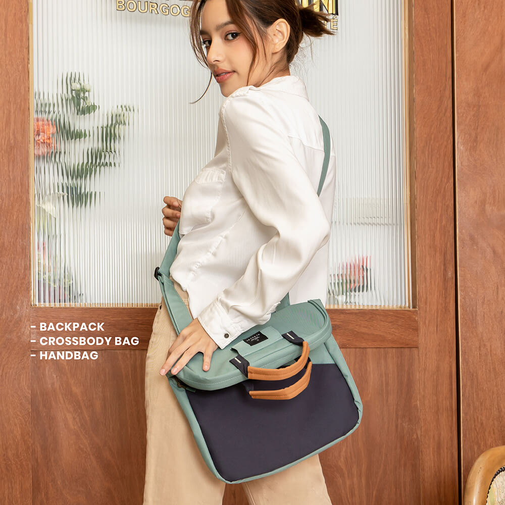 Mim relife mustard blue bag