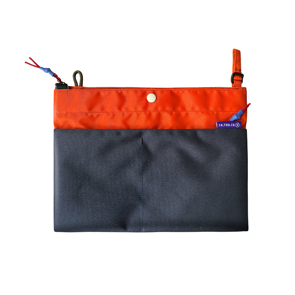 Larry orange navy bag