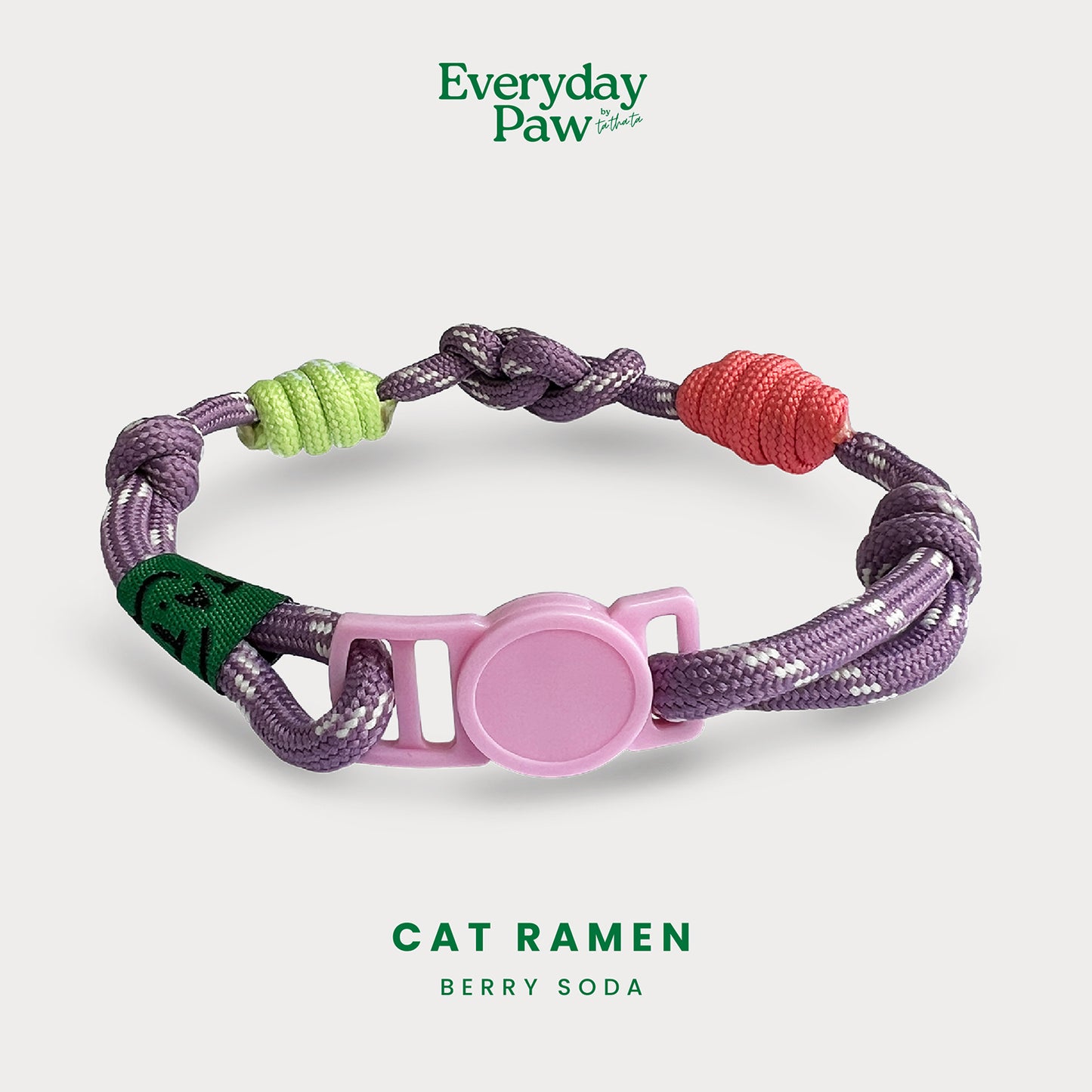 Ramen Breakaway Braided Nylon Cat Collar