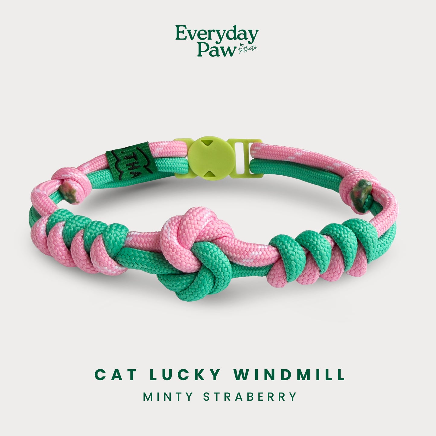 Lucky Windmill Breakaway Braided Nylon Cat Collar