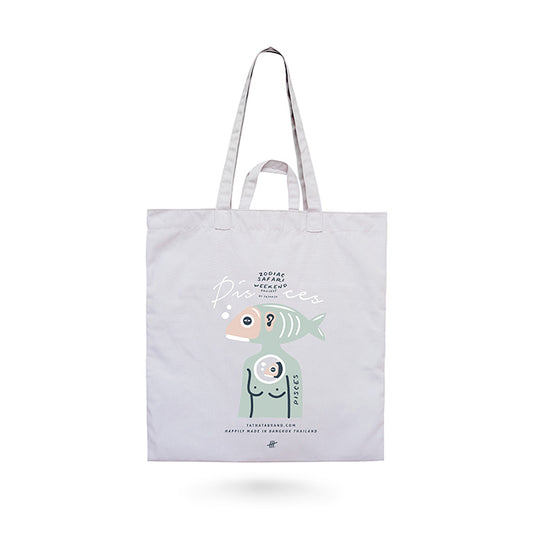 Pisces zodiac tote