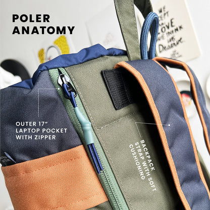 Poler relife backpack - Ocean