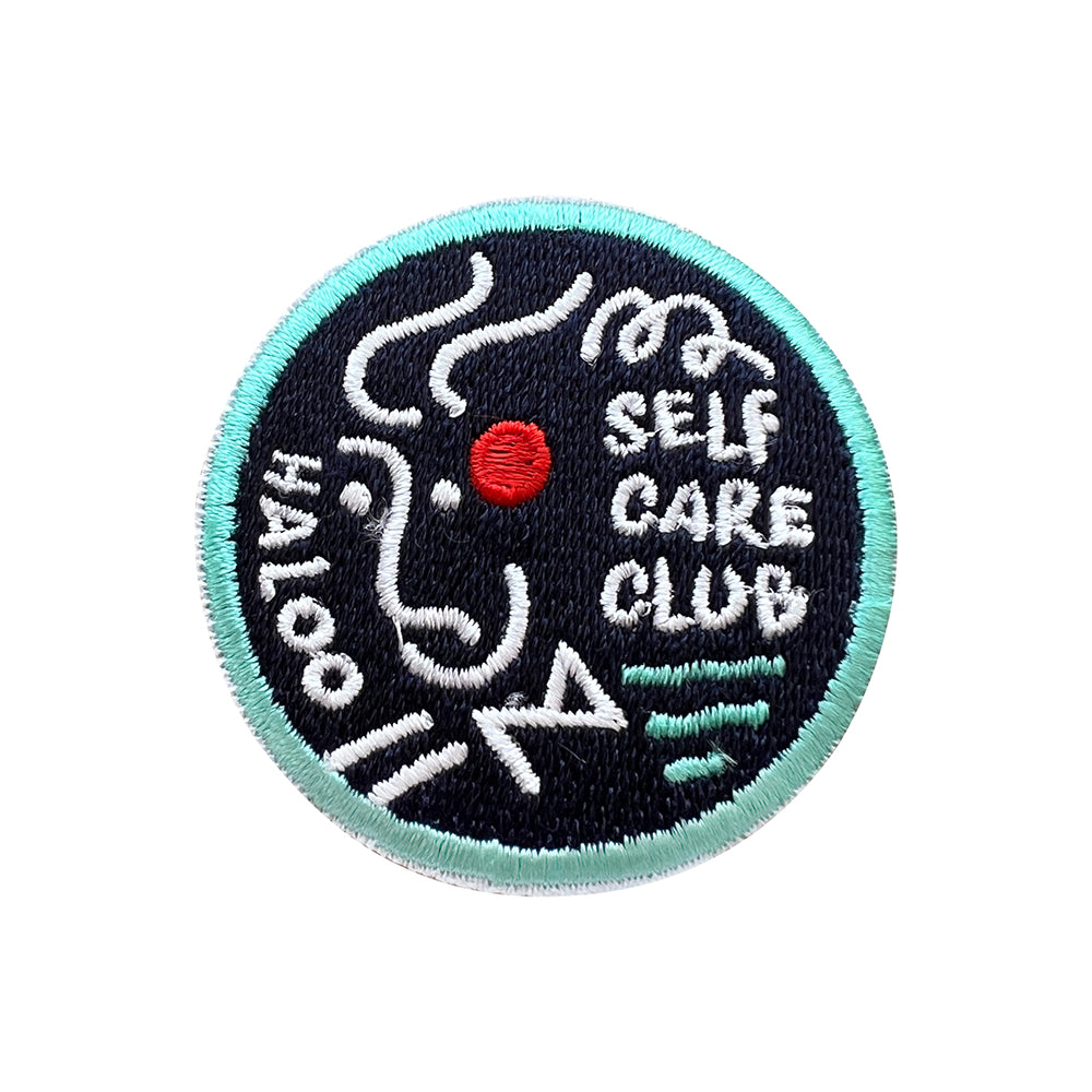 Self Care Club - Embroidered Iron On Patch