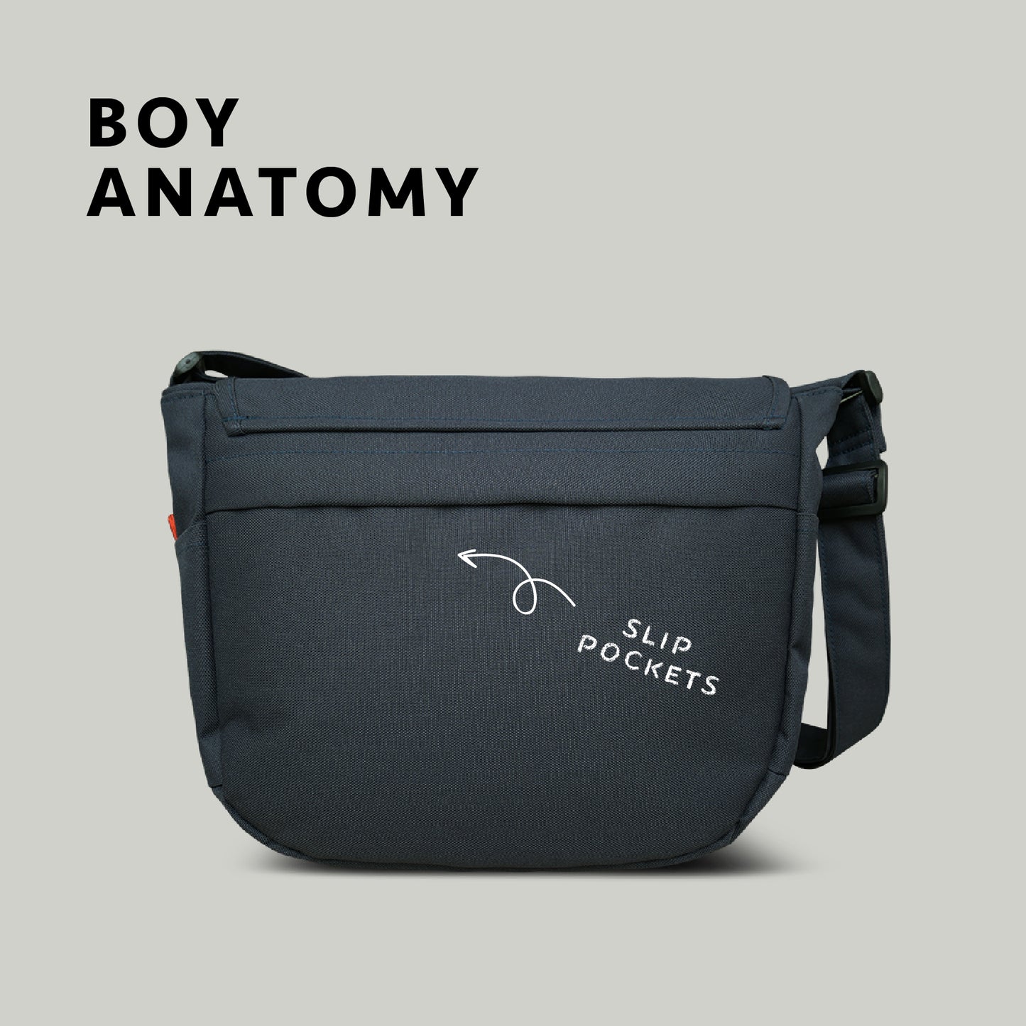 Boy relife charcoal navy bag