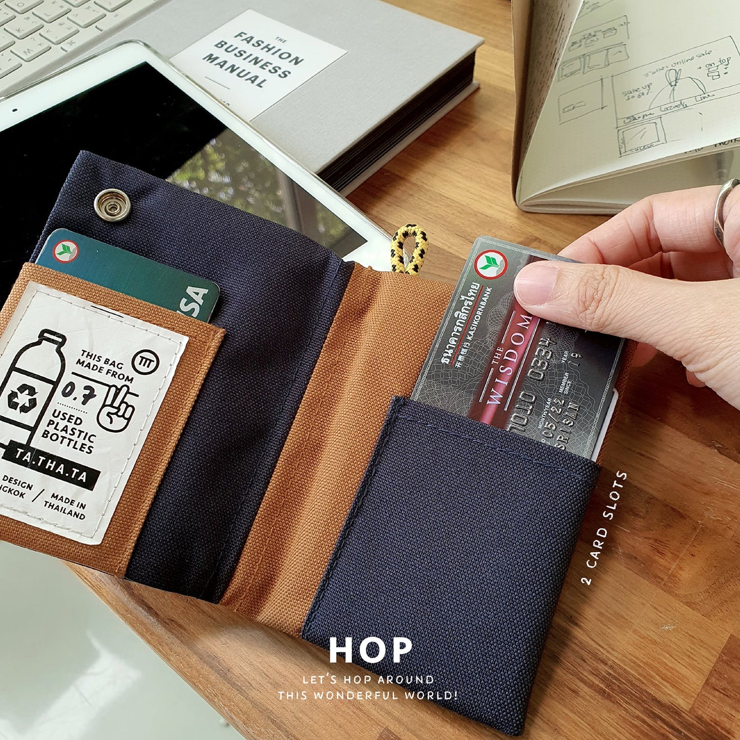 Hop relife wild wallet lanyard