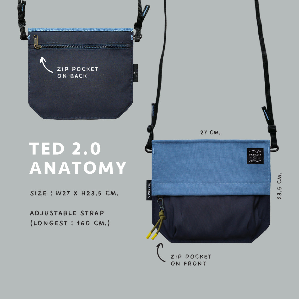 Ted blue sky bag
